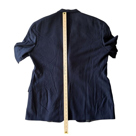 Vintage Tommy Hilfiger Mens Navy Blazer 46L Made In USA Classic Tailored Jacket - Picture 11 of 14